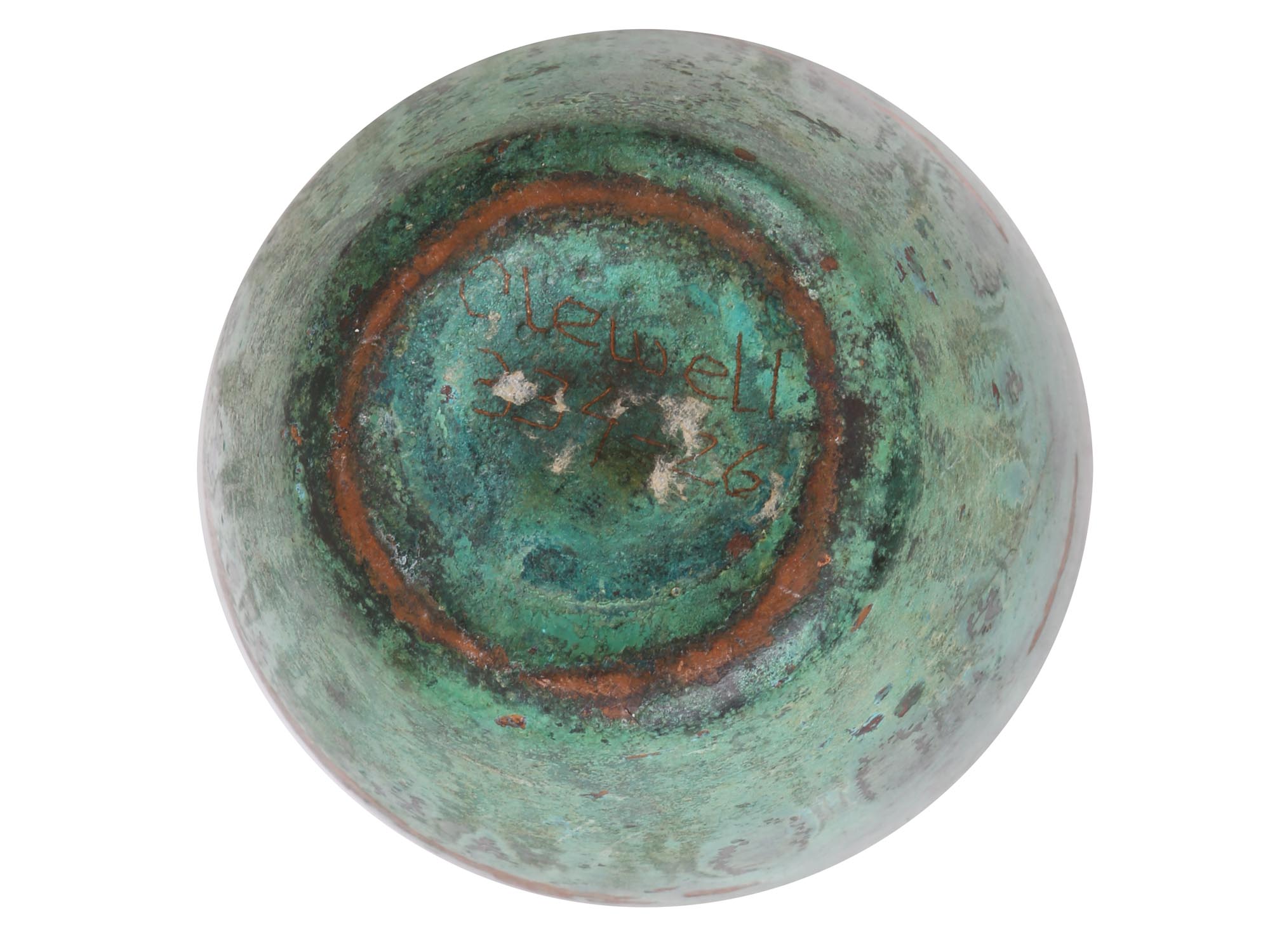CHARLES WALTER CLEWELL COPPER CLAD POTTERY VASE PIC-4